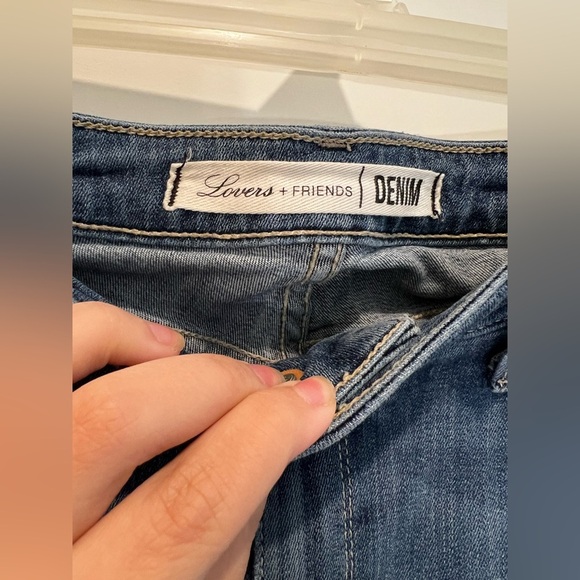 Lovers & Friends Mid Rise Skinny Ripped Jeans Size 28 - Picture 8 of 11